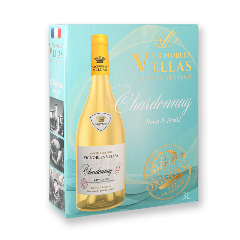 BIB Vellas Blend Chardonnay 3L